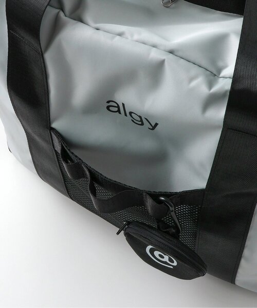 algy（アルジー）の「丸ポーチ付ボストンBAG【40L】（ボストンバッグ・キッズ・グレー/ブラック・FREE）」の7枚目の写真