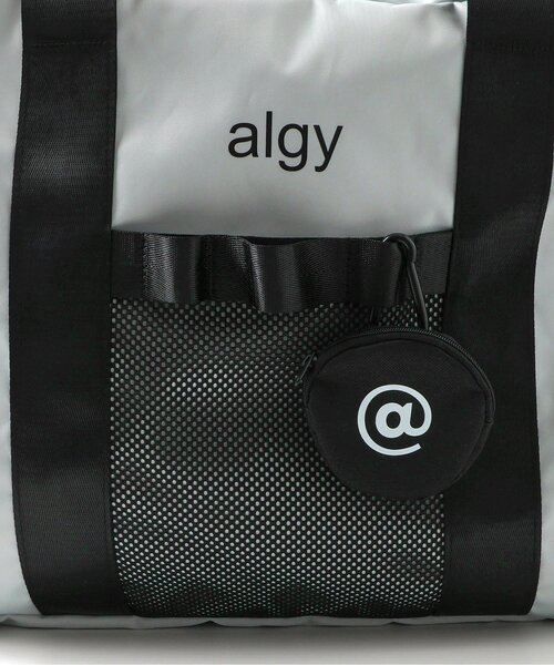 algy（アルジー）の「丸ポーチ付ボストンBAG【40L】（ボストンバッグ・キッズ・グレー/ブラック・FREE）」の8枚目の写真