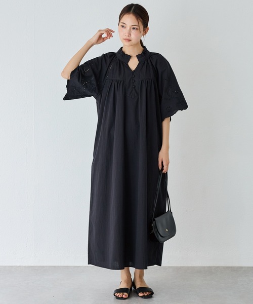 レース切り替えワンピース|LANVIN COLLECTION | LANVIN