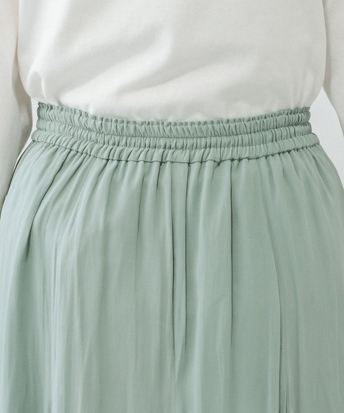 GLOBAL WORK（グローバルワーク）の「エアリーリラックスフレアスカート/147678（スカート・レディース・ミント/ホワイト×ブラック/ドット/スミクロ/ネイビー系3/ライトグレー/オレンジ/ストライプ/ブラウン系その他/ブラック系その他・SHORT/REGULAR）」の12枚目の写真