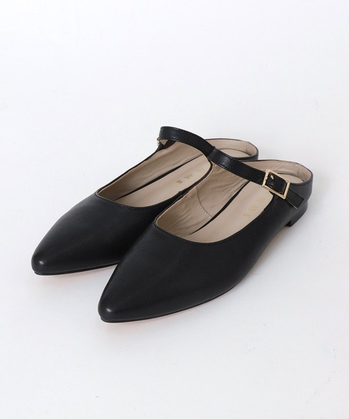REMME（レメ）の「ポインテッドメリージェーンスリッポン【REMME/レメ】（パンプス・レディース・ブラウン/ブラック・24.5cm/23.5cm/23.0cm/24.0cm）」の4枚目の写真