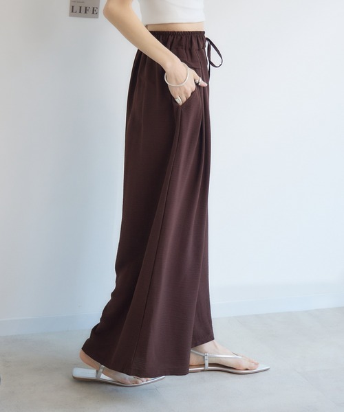 RU.TI.LE(ルチル)の「【RU.TI.LE】シフォンスカーチョ(その他パンツ・レディース・チャコールグレー/ブラウン・MEDIUM/LARGE)」の11枚目の写真