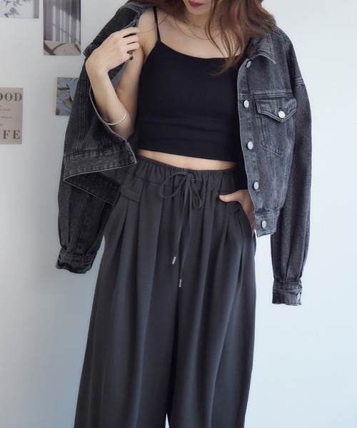 RU.TI.LE(ルチル)の「【RU.TI.LE】シフォンスカーチョ(その他パンツ・レディース・チャコールグレー/ブラウン・MEDIUM/LARGE)」の15枚目の写真