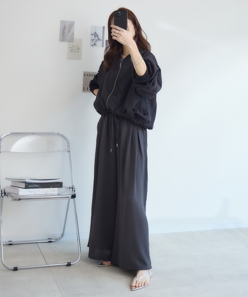 RU.TI.LE(ルチル)の「【RU.TI.LE】シフォンスカーチョ(その他パンツ・レディース・チャコールグレー/ブラウン・MEDIUM/LARGE)」の18枚目の写真