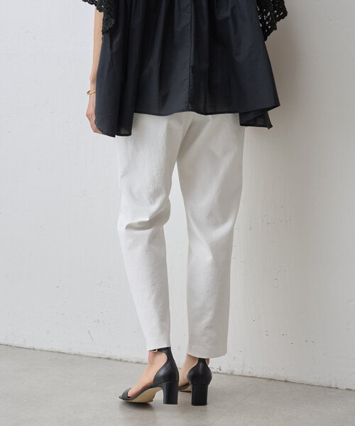 BEARDSLEY(ビアズリー)の「ウエストリブトラックパンツ(その他パンツ・レディース・ブラック/ホワイト・0/1/2)」の11枚目の写真