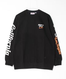 TRANSITION（トランジション）の「【California T-shirt】"Have A Nice L.A!"ワンポイントプリントスウェット トレーナー プルオーバー アームプリント（スウェット）」