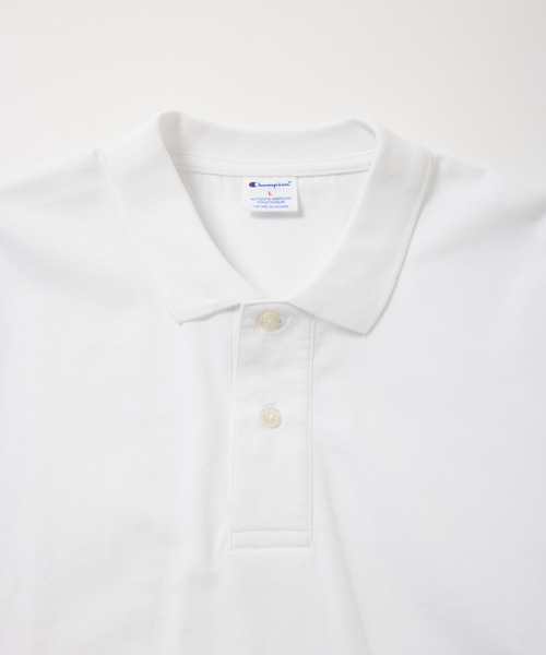 Champion（チャンピオン）の「【Champion/チャンピオン】直営限定コレクション メンズ ショートスリーブポロシャツ（ポロシャツ・メンズ・ブルー系その他2/オフホワイト/ブラック系その他/ナチュラル・SMALL/MEDIUM/LARGE/X-LARGE）」の7枚目の写真