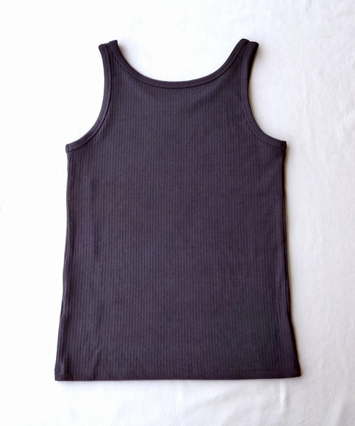 Q（キュー）の「チュール＆リブレイヤードタンク（タンクトップ・レディース・ライトグレー/ブラック・MEDIUM）」の17枚目の写真