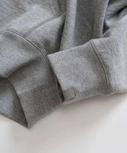 LOOPWHEELER（ループウィラー）の「LOOPWHEELER × LOWERCASE for EDIFICE ライトツリウラケ ジップパーカー（パーカー・メンズ・ブラック/ライトグレー・MEDIUM/LARGE/X-LARGE/SMALL）」の19枚目の写真