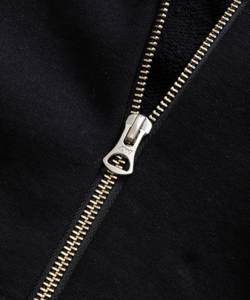 LOOPWHEELER（ループウィラー）の「LOOPWHEELER × LOWERCASE for EDIFICE ライトツリウラケ ジップパーカー（パーカー・メンズ・ブラック/ライトグレー・MEDIUM/LARGE/X-LARGE/SMALL）」の21枚目の写真