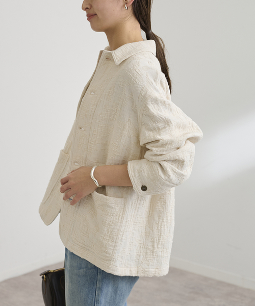 FRAMeWORK（フレームワーク）の「コットンジャガードカバーオール（カバーオール・レディース・アイボリー・FREE）」の20枚目の写真