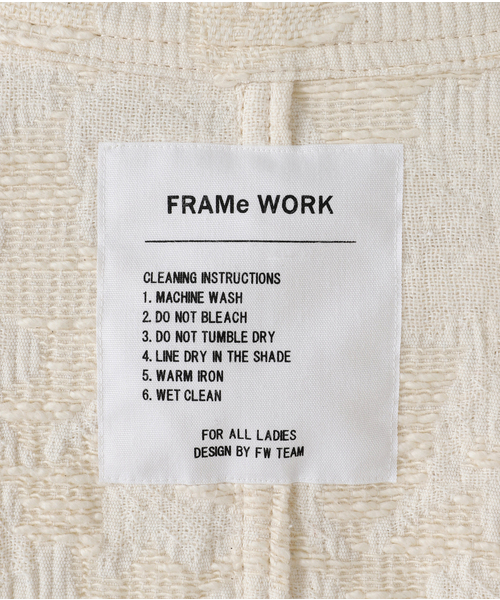 FRAMeWORK（フレームワーク）の「コットンジャガードカバーオール（カバーオール・レディース・アイボリー・FREE）」の8枚目の写真