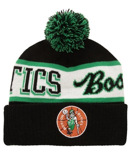 セール】Mitchell & Ness NBA BLOCK SWEEP POM KNIT（ミッチェル＆ネス