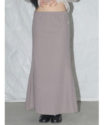 ☆【NASTY FANCY CLUB】☆EATH DENIM LONG SKIR.T☆スカート☆ FANCY CLUB/ファンシークラブ』DENIM PLEATS BELT SKIRT/ベルト