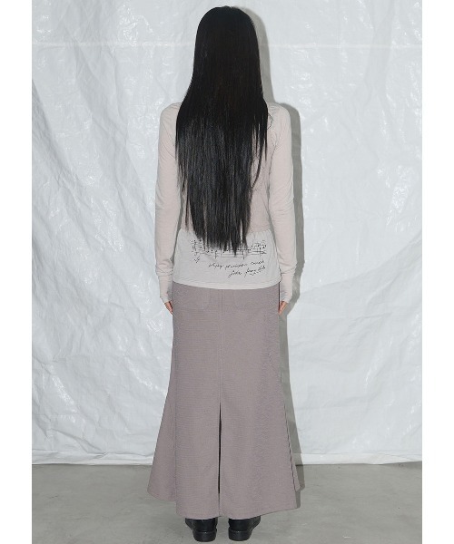 【FANCY CLUB】カットアウト マーメイド ロングスカート★大人気 A'GEM/9 × .kom 『 FANCY CLUB/ファンシークラブ』 CUT OUT