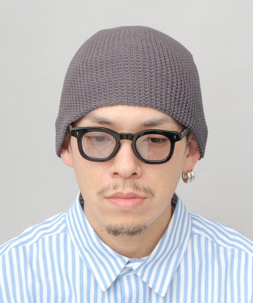 ideaswam ビーニー セール】ワッフル編み シングルワッチ ビーニー（ニットキャップ