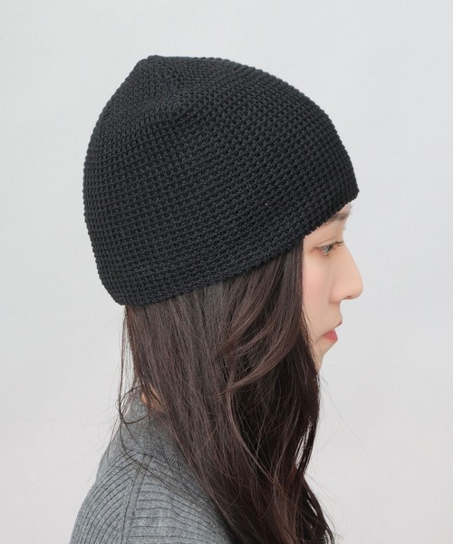 セール】ワッフル編み シングルワッチ ビーニー（ニットキャップ