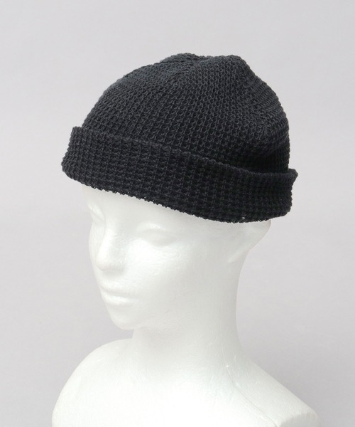 セール】ワッフル編み シングルワッチ ビーニー（ニットキャップ