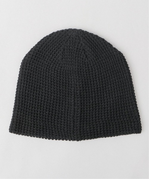A.M.S.（エーエムエス）の「ワッフル編み シングルワッチ ビーニー（ニットキャップ/ビーニー・レディース・ブラック/アイボリー/チャコール・FREE）」の5枚目の写真