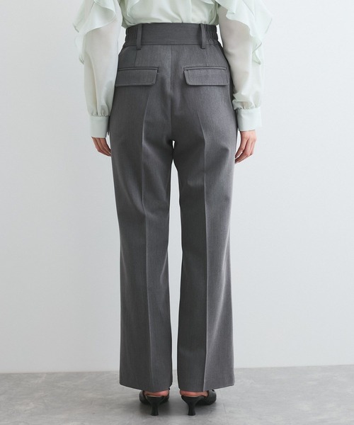 VIS（ビス）の「太ベルトディテールストレートスラックスパンツ（スラックス・レディース・ネイビー/キャメル/チャコールグレー・SS/S/M）」の10枚目の写真