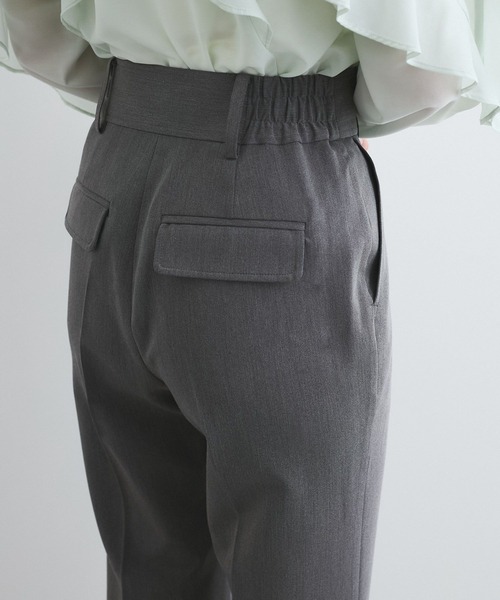 VIS（ビス）の「太ベルトディテールストレートスラックスパンツ（スラックス・レディース・ネイビー/キャメル/チャコールグレー・SS/S/M）」の13枚目の写真