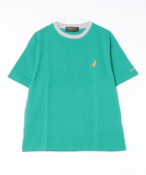 KANGOL(カンゴール)の「【RS】【KANGOL】刺繍ビッグサイズ リンガークルーネックTシャツ(Tシャツ/カットソー・レディース・グレー/グリーン・X-LARGE/MEDIUM/LARGE)」の18枚目の写真