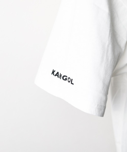 KANGOL(カンゴール)の「【RS】【KANGOL】刺繍ビッグサイズ リンガークルーネックTシャツ(Tシャツ/カットソー・レディース・グレー/グリーン・X-LARGE/MEDIUM/LARGE)」の6枚目の写真