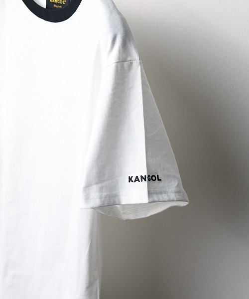 KANGOL(カンゴール)の「【RS】【KANGOL】刺繍ビッグサイズ リンガークルーネックTシャツ(Tシャツ/カットソー・レディース・グレー/グリーン・X-LARGE/MEDIUM/LARGE)」の7枚目の写真