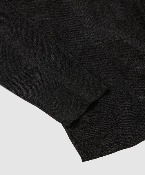 DAIRIKU(ダイリク)の「Docking Lame cotton Cardigan Knit(カーディガン/ボレロ・メンズ・シルバー/ブルー/ブラック・M)」の7枚目の写真