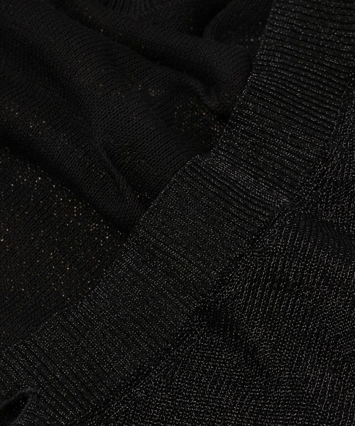 DAIRIKU(ダイリク)の「Docking Lame cotton Cardigan Knit(カーディガン/ボレロ・メンズ・シルバー/ブルー/ブラック・M)」の10枚目の写真