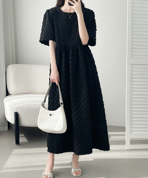 美品　ルフィル　ロングジレ　アドーア ツィードライクロングジレワンピース|allureville OFFICIAL SITE