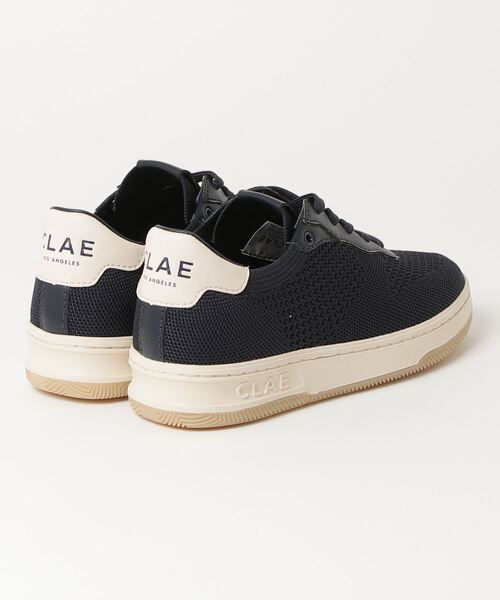 CLAE(クレイ)の「クレイ LM38 CLAE - MALONE KNIT マローン ニット(スニーカー・レディース・ホワイト/ネイビー・50/55/60/65/70)」の3枚目の写真