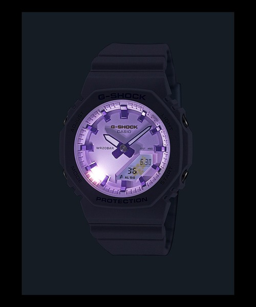 G-SHOCK(ジーショック)の「国際女性デー / GMA-P2125W-6AJR(アナログ腕時計・レディース・パープル・FREE)」の3枚目の写真