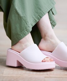 【CROCS / クロックス】BROOKLYN HEEL / ブルックリン スライド ヒール【WEB限定】