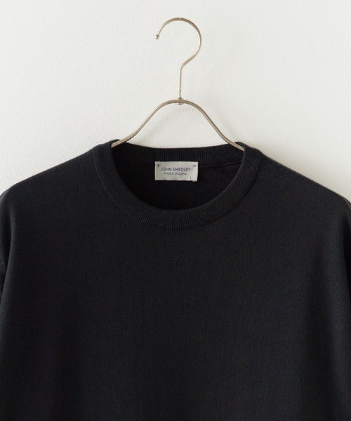 705 新品 ジョンスメドレー TINDALL 半袖コットンニットＴシャツ L 705 新品 ジョンスメドレー TINDALL 半袖コットンニットTシャツ