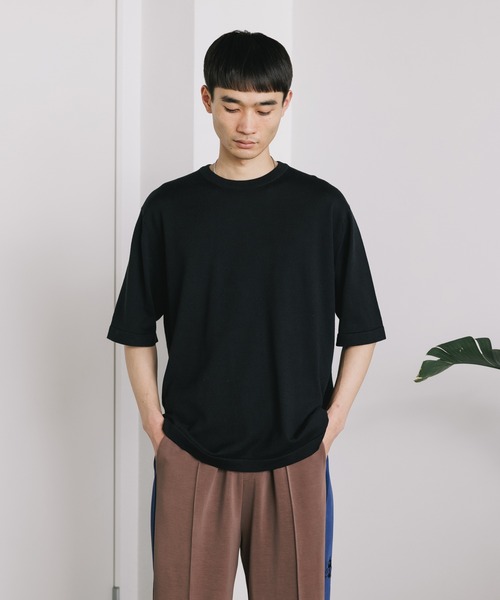 Tシャツ・カットソー John Smedley T-shirts Beige JOHN SMEDLEY/ジョンスメドレー TINDALL MENS T-SHIRT CN SS