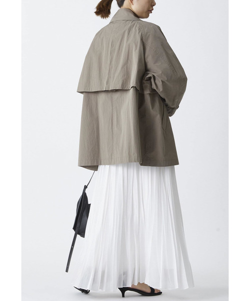 1er Arrondissement（プルミエアロンディスモン）の「コットンナイロンハーフコート（その他アウター・レディース・モカ/ベージュ・36/38）」の6枚目の写真