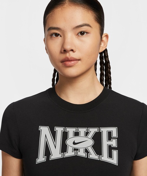 送関込【NIKE】W NSW SLIM クロップド T-シャツ 2色展開 NIKE AS W NSW SLIM CROP TEE STREET / ナイキ ウィメンズ NSW