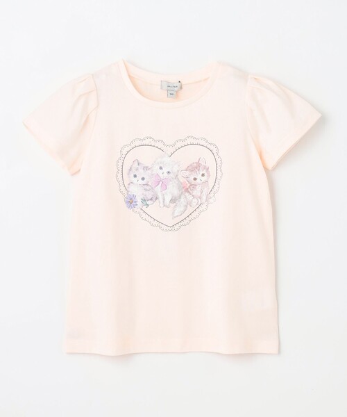 ANY(エニィ)の「ネックレス付き ネコTシャツ(Tシャツ/カットソー・キッズ・アイボリー系/ピンク系/ネイビー系・110/120/130)」の14枚目の写真