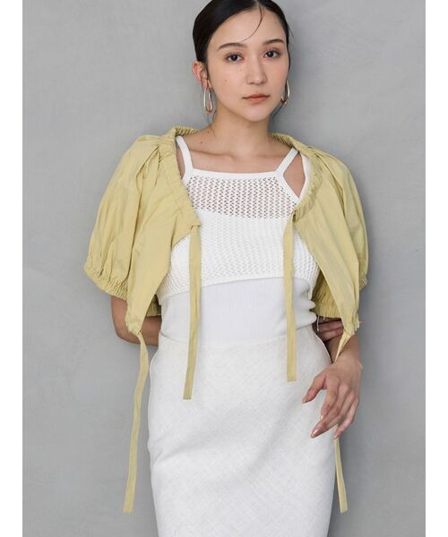 tシャツ 「OUNNOUN」メッシュレイヤードニット レディース OUNNOUN】メッシュレイヤードニット（Tシャツ/カットソー