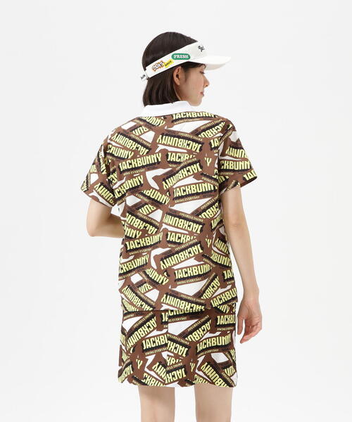 Jack Bunny!!】フルダルメッシュ半袖ポロシャツ