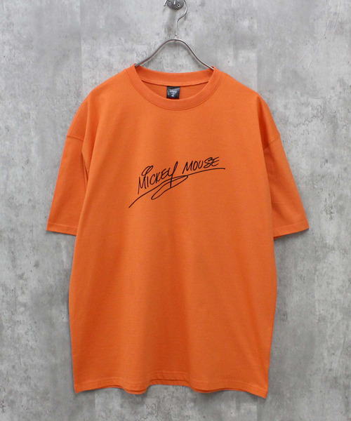DIANA DISNEY COLLECTION(ダイアナディズニーコレクション)の「【Disney/ディズニー】 MICKEY ミッキーマウス オーバーサイズ 半袖Tシャツ(Tシャツ/カットソー・メンズ・ダークグリーン/杢グレー/チャコール/オレンジ/ブラック/ホワイト・XL/L/M)」の7枚目の写真