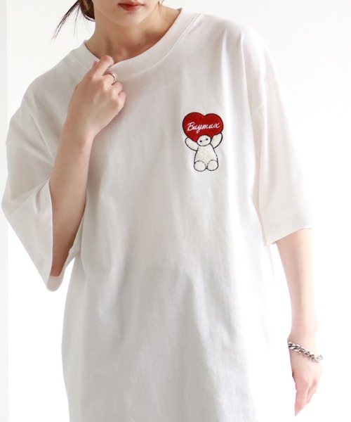 Disney(ディズニー)の「【Disney /ディズニー】アートワークデザイン ミニサガラ刺繍 半袖 ワンポイントTシャツ(Tシャツ/カットソー・メンズ・オレンジ/ブラック系1/オフホワイト/ブラック/ブルーグレー/ホワイト系1・LL/M/L)」の18枚目の写真