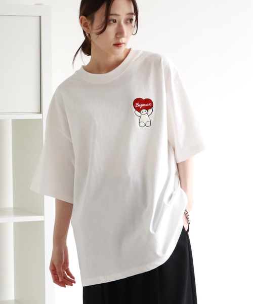 Disney(ディズニー)の「【Disney /ディズニー】アートワークデザイン ミニサガラ刺繍 半袖 ワンポイントTシャツ(Tシャツ/カットソー・メンズ・オレンジ/ブラック系1/オフホワイト/ブラック/ブルーグレー/ホワイト系1・LL/M/L)」の17枚目の写真