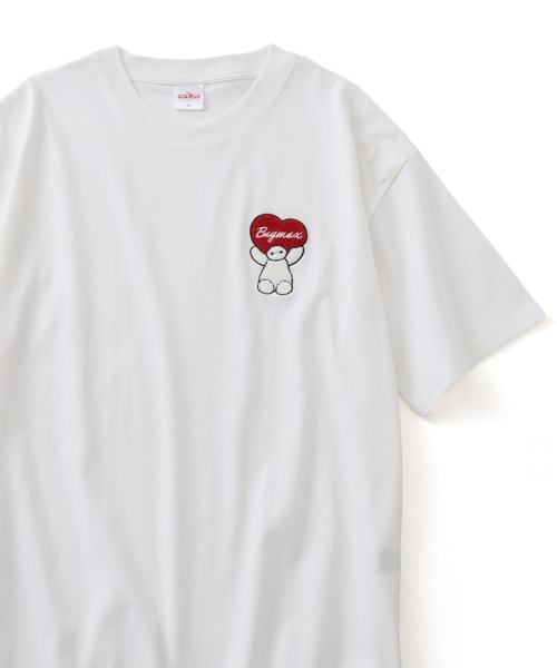 Disney(ディズニー)の「【Disney /ディズニー】アートワークデザイン ミニサガラ刺繍 半袖 ワンポイントTシャツ(Tシャツ/カットソー・メンズ・オレンジ/ブラック系1/オフホワイト/ブラック/ブルーグレー/ホワイト系1・LL/M/L)」の7枚目の写真