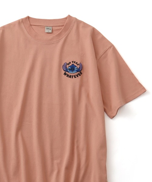 Disney(ディズニー)の「【Disney /ディズニー】アートワークデザイン ミニサガラ刺繍 半袖 ワンポイントTシャツ(Tシャツ/カットソー・メンズ・オレンジ/ブラック系1/オフホワイト/ブラック/ブルーグレー/ホワイト系1・LL/M/L)」の8枚目の写真