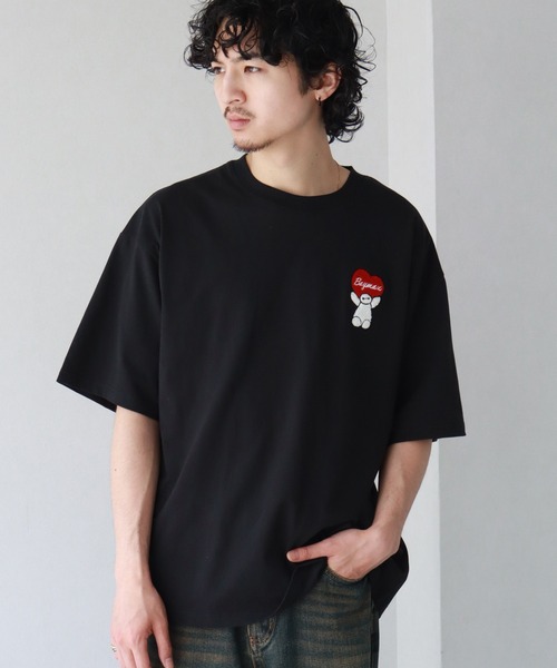Disney(ディズニー)の「【Disney /ディズニー】アートワークデザイン ミニサガラ刺繍 半袖 ワンポイントTシャツ(Tシャツ/カットソー・メンズ・オレンジ/ブラック系1/オフホワイト/ブラック/ブルーグレー/ホワイト系1・LL/M/L)」の13枚目の写真