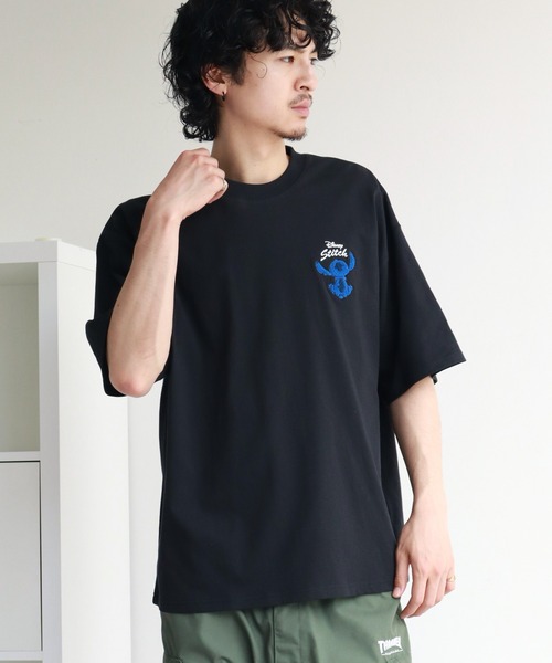 Disney(ディズニー)の「【Disney /ディズニー】アートワークデザイン ミニサガラ刺繍 半袖 ワンポイントTシャツ(Tシャツ/カットソー・メンズ・オレンジ/ブラック系1/オフホワイト/ブラック/ブルーグレー/ホワイト系1・LL/M/L)」の21枚目の写真