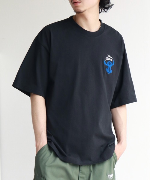 Disney(ディズニー)の「【Disney /ディズニー】アートワークデザイン ミニサガラ刺繍 半袖 ワンポイントTシャツ(Tシャツ/カットソー・メンズ・オレンジ/ブラック系1/オフホワイト/ブラック/ブルーグレー/ホワイト系1・LL/M/L)」の22枚目の写真