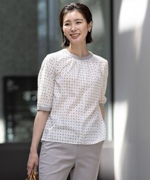 J.PRESS Ladies（J.プレス レディス）の「【洗える】ジオメトリックプリント ブラウス（シャツ/ブラウス）」
